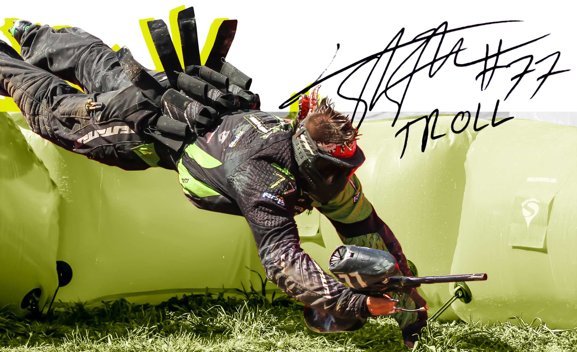 professional paintball player, Thomas the Troll Taylor